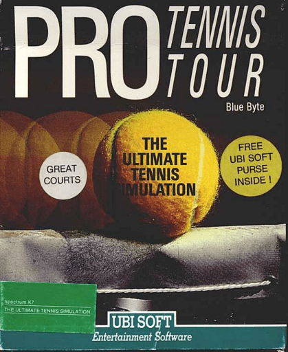 Pro Tennis Tour box art for ZX Spectrum